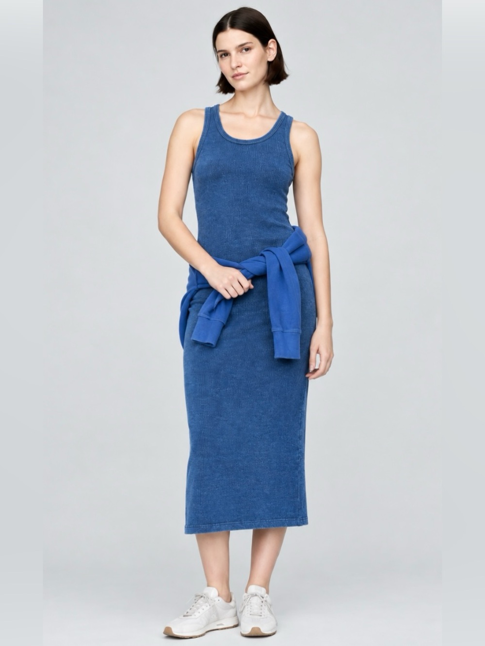 GAP Denim blue Ribbed tank dress